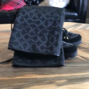 Coach high top woman’s blacked out